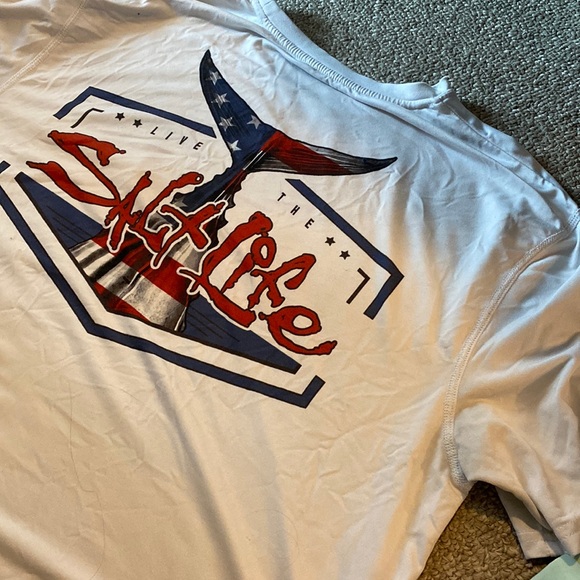 Short sleeve athletic material salt life tshirt size medium - Picture 1 of 1